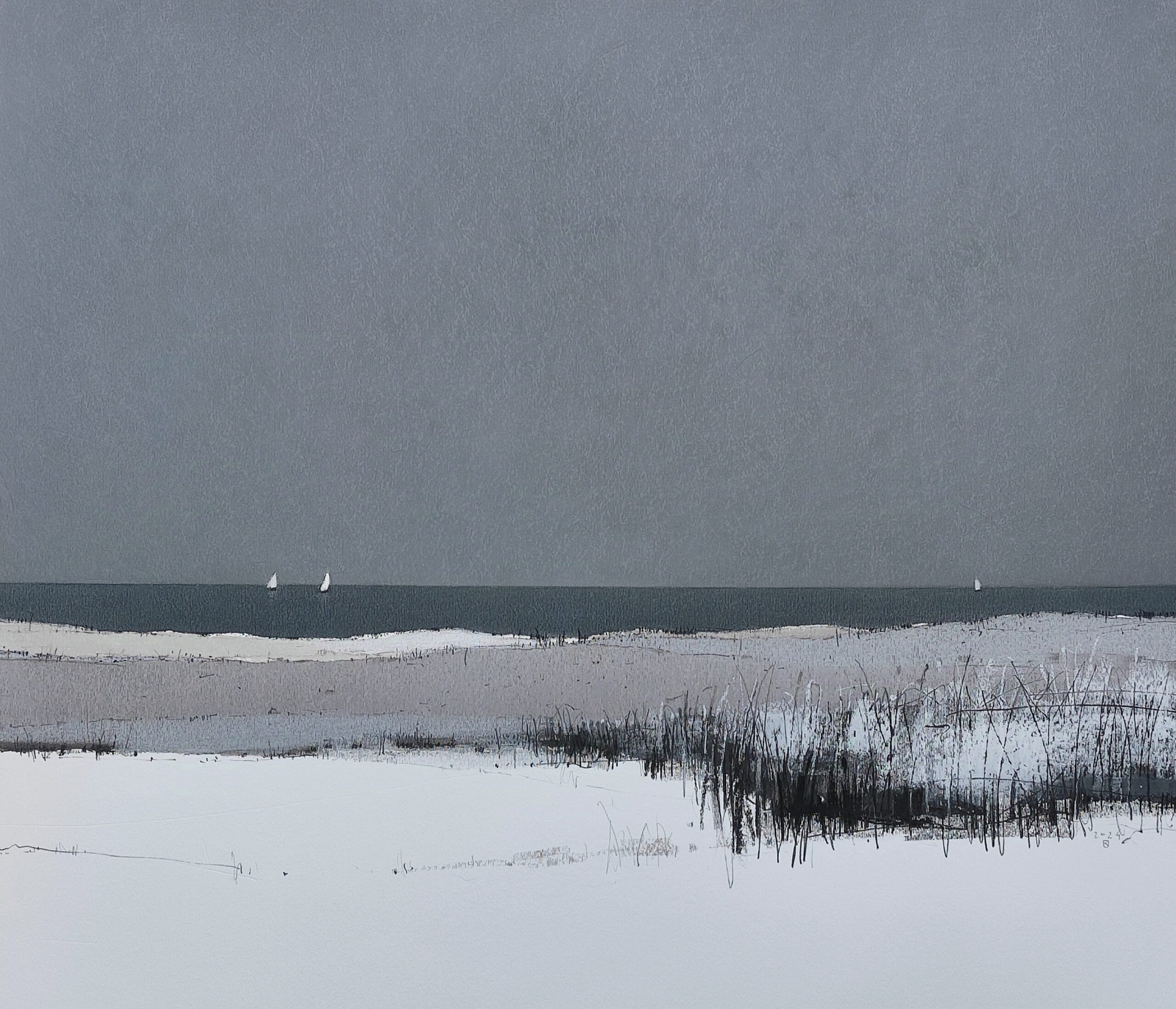 Amber beach1 60 x 70 cm